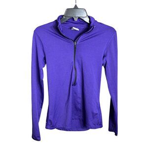 Nike Half Zip Jacket Pro Dri Fit Purple Size Medium